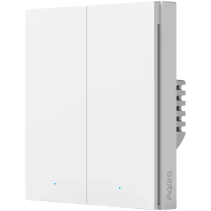 Aqara Smart Wall Switch H1 (cu neutru, basculant dublu): Model: WS-EUK04; SKU: AK074EUW01