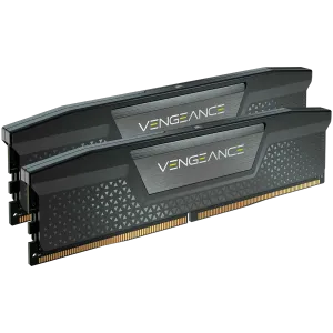 Corsair DDR5, 6400MT/s 32GB 2x16GB DIMM, Unbuffered, 32-40-40-84, Std PMIC, XMP 3.0, VENGEANCE DDR5 Black Heatspreader, 1.4V