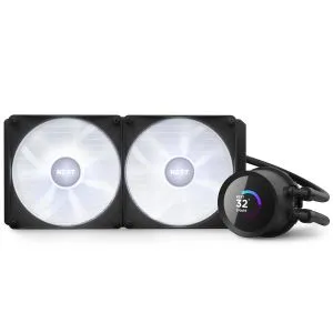 AIO Liquid Cooler NZXT Kraken 280 RGB Black, LCD Display