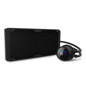 AIO Liquid Cooler NZXT Kraken 280 RGB Black, LCD Display