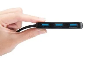 Hub USB Transcend HUB cu 4 porturi, USB 3.1 Gen 1