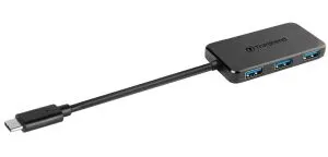Hub USB Transcend HUB cu 4 porturi, USB 3.1 Gen 1, tip C