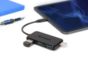 Hub USB Transcend HUB cu 4 porturi, USB 3.1 Gen 1, tip C