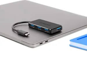 Hub USB Transcend HUB cu 4 porturi, USB 3.1 Gen 1, tip C
