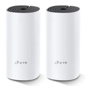 Router wireless TP-Link Deco M4, AC1200, 2.4/5 GHz, 300 - 867 Mbps, Gigabit, 2 buc. într-un set