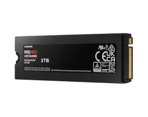 Samsung SSD 2TB M.2 PCIEx4 PCI Gen4.0 990 Pro cu radiator 600 TBW 5 ani