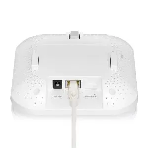 Punct de acces Zyxel NWA90AXPRO, Port LAN de 2,5 GB, MU-MIMO 2x2:3x3, Punct de acces wireless autonom/NebulaFlex, Pachetul unic include adaptor de alimentare, UE și Marea Britanie, ROHS