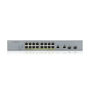 Comutator ZyXEL GS1350-18HP, comutator CCTV PoE gestionat cu 18 porturi, rază lungă, 250W
