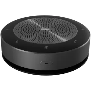 Prestigio Solutions Video Conferencing Speakerphone Alpha: 5W, 6 mic, 5m (Radius), Wireless charging, Connection via USB Type-C, AUX or BT4.2+EDR