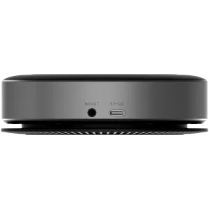 Prestigio Solutions Video Conferencing Speakerphone Alpha: 5W, 6 mic, 5m (Radius), Wireless charging, Connection via USB Type-C, AUX or BT4.2+EDR