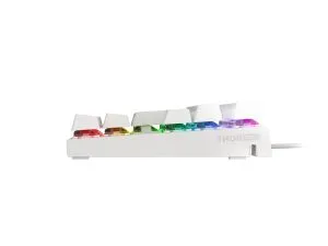 Клавиатура Genesis Gaming Keyboard Thor 303 TKL White RGB Backlight US Layout Brown Switch