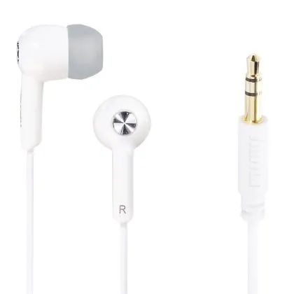 Mufe pentru căști HAMA "Gloss", In Ear, Alb