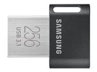 SAMSUNG FIT Plus USB flash drive type-A 256GB 400 MB/s read 110 MB/s write resistant USB 3.1 flash drive with key ring Gray
