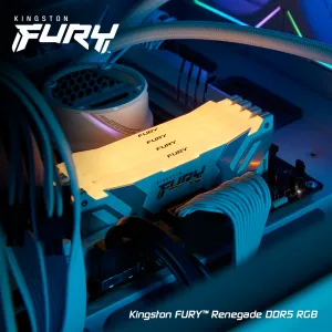 Memory Kingston Fury Renegade White RGB 32GB(2x16GB) DDR5