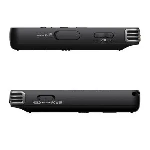 Recorder Sony ICD-PX470, 4GB, stereo, slot pentru card de memorie micro SD, Direct USB, negru