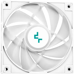 DeepCool LE520 WH, răcitor de lichid pentru procesor de 240 mm, ventilatoare ARGB PWM 2x120 mm, tehnologie anti-scurgere, partea superioară a pompei ARGB, alb, Intel LGA 1700/1200/115x, AMD AM5/AM4, 3 ani garanție