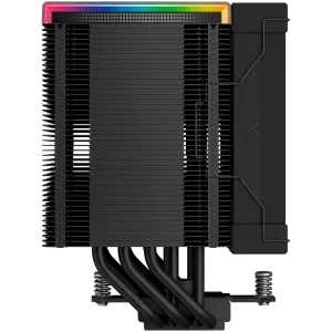 DeepCool AK500 Digital, CPU Air Cooler, 1x120mm FK120 PWM FDB Fan, Digital Display, ARGB, TDP 240W, 5 Heatpipes, Black, LGA2066/2011-v3/2011/1700/1200/115x, AMD AM5/AM4, 127x117x160 mm(LxWxH), 3Y, R-AK500-BKADMN-G