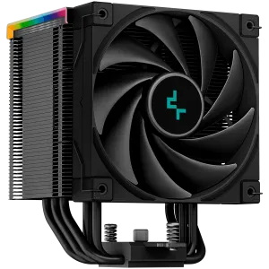 DeepCool AK500 Digital, CPU Air Cooler, 1x120mm FK120 PWM FDB Fan, Digital Display, ARGB, TDP 240W, 5 Heatpipes, Black, LGA2066/2011-v3/2011/1700/1200/115x, AMD AM5/AM4, 127x117x160 mm(LxWxH), 3Y, R-AK500-BKADMN-G