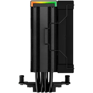 DeepCool AK400 Digital, CPU Air Cooler, 1x120mm FK120 PWM Fan, Digital Display, ARGB, TDP 220W, 4 Heatpipes, Black, LGA1700/1200/115x, AMD AM5/AM4, 126x97x156 mm(LxWxH), 3Y, R-AK400-BKADMN-G