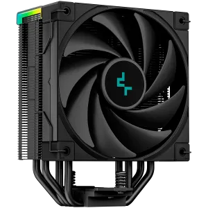 DeepCool AK400 Digital, CPU Air Cooler, 1x120mm FK120 PWM Fan, Digital Display, ARGB, TDP 220W, 4 Heatpipes, Black, LGA1700/1200/115x, AMD AM5/AM4, 126x97x156 mm(LxWxH), 3Y, R-AK400-BKADMN-G