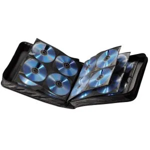 CD/DVD/Blu-ray Wallet, 160 HAMA, black