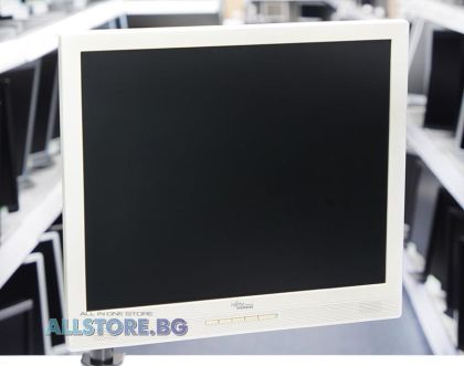 Fujitsu-Siemens A17-2A, 17" 1280x1024 SXGA 5:4 Stereo Speakers, White, Grade A