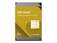 WD Gold 1TB HDD 7200rpm 6Gb/s serial ATA sATA 128MB cache 3.5inch internal RoHS compliant Enterprise Bulk