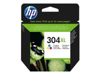Cartuș de cerneală tricolor original HP 304XL N9K07AE UUS
