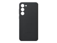 Husa din piele SAMSUNG GALAXY S23+ Neagra