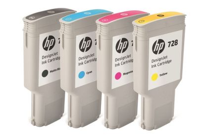Cărucior de cerneală galben HP728 consumabil de 300 ml