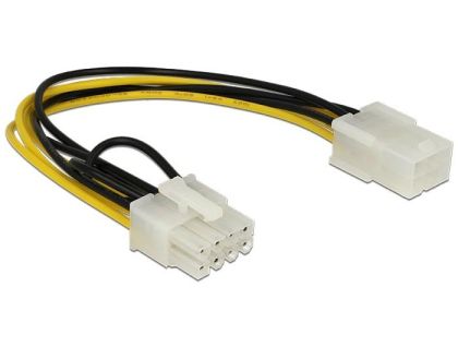 Cablu DeLock PCI Express putere 6 pini mamă > PCI Express 8 pini, 20 cm