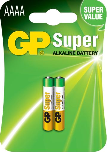 Alkalin pil GP 1,5V AAAA LR61- 2 adet. GP ambalajında