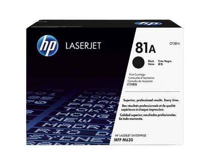 Consumable HP 81A Black Original LaserJet Toner Cartridge