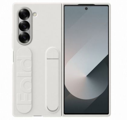 Husa Husa din silicon Samsung Galaxy Fold6, alba
