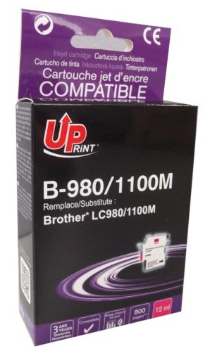 Inkjet UPRINT LC980/1100 BROTHER, Magenta