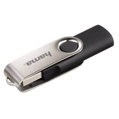 Stick de memorie USB HAMA Rotate, 32 GB, USB 2.0, 10 Mb/s, negru