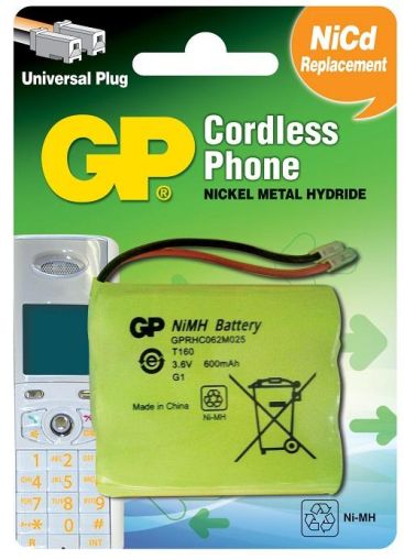 Battery for cordless phone GP 3*АА 3.6V NiMH 650mAh GPT160
