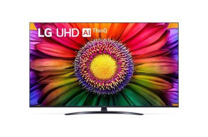 Телевизор LG 65UR81003LJ, 65" 4K UltraHD TV 4K (3840 x 2160), DVB-T2/C/S2, webOS 23 Smart TV, ThinQ AI, a5 AI Processor 4K Gen6, WiFi, HDR10 pro, HLG, ALLM/HGiG, 4K Upscaling, AI Sound, Voice Controll, AirPlay, Quick Card, HDMI eARC, CI, LAN, USB, Bluetoo