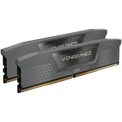 Corsair DDR5, 5600MT/s 32GB 2x16GB DIMM, fără tampon, 40-40-40-77, PMIC standard, XMP 3.0, difuzor de căldură VENGEANCE DDR5 negru, PCB negru, 1,25 V