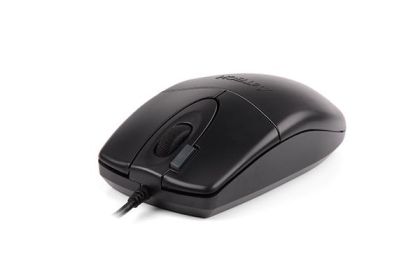 A4tech OP 620DS Оптична мишка, безшумен клик, USB черна