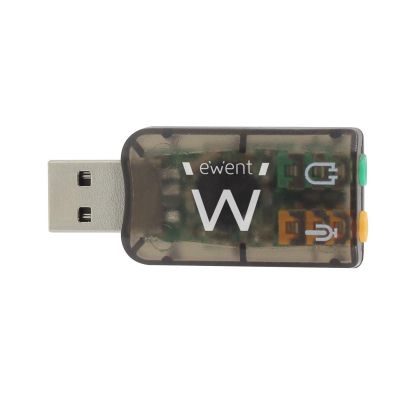 Placă de sunet Ewent EW3751, 5.1, USB 2.0, negru