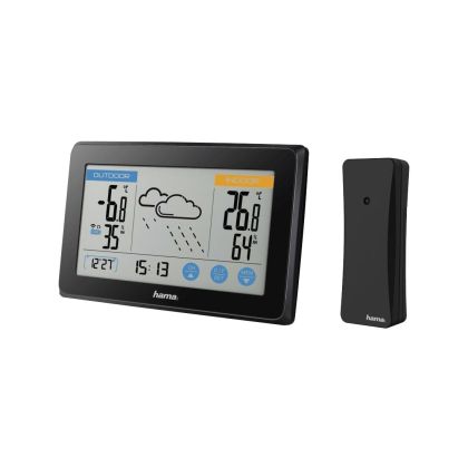 Hama "Touch" Weather Station, black