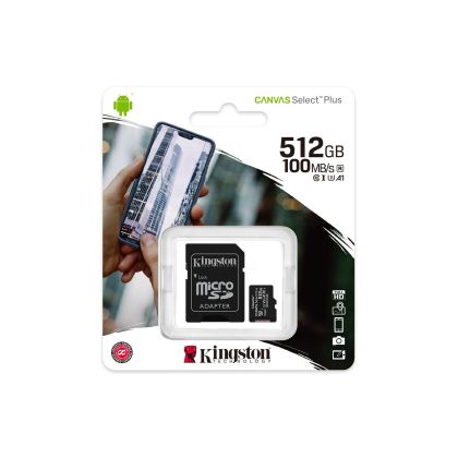 Карта памет Kingston Canvas Select Plus microSDXC 512GB, Class 10 UHS-I