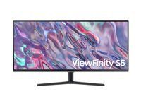 Monitor Samsung 34S50GC, 34" VA, 100 Hz, 5 ms GTG, 3440x1440, 300 cd/m2, 3000:1, HDR 10, AMD FreeSync, PBP, Eye Saver, Flicker Free, Display Port 1.2, 2x, HDMI Jack pentru căști 178°/178°, negru