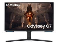 Monitor Samsung 28BG700 28" Odyssey G7, IPS, 144 Hz, 1 ms GTG, 3840x2160, 300 cd/m2, 1000:1 Contrast, DP, 2xHDMI, USB Hub, LAN, Black