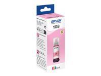 Sticla de cerneală EPSON 108 EcoTank Light Magenta
