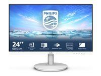 PHILIPS 241V8AW/00 IPS de 23,8 inchi 1920x1080 16:9 HDMI D-SUB Alb