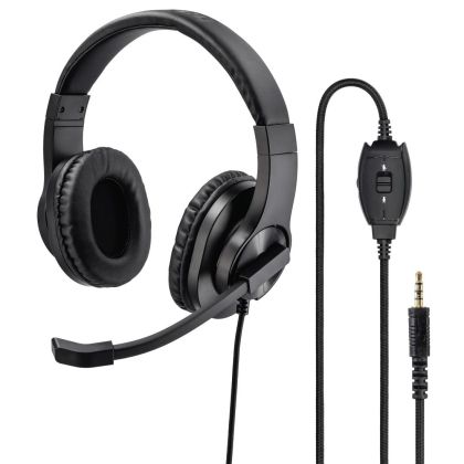 Hama "HS-P350" PC Office Headset, Stereo, black 