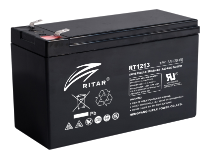Lead Battery RITAR RITAR (RT1213), 12V / 1.3 Ah- 98/43,5/53 mm AGM