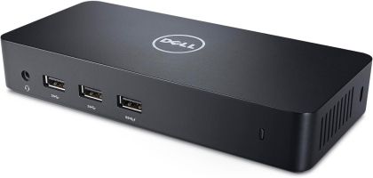 Triple Display Docking Station DELL D3100 ULTRA HD 4K - Black